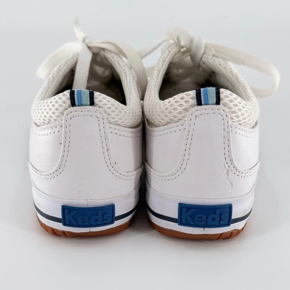 KEDS Spirit White Leather Retro Walking Sneakers Women's Size 7